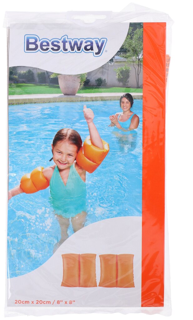 Täispuhutavad varrukad Bestway Aqua-Speed Splash and Play, oranž hind ja info | Ujumisvestid ja -kätised | kaup24.ee