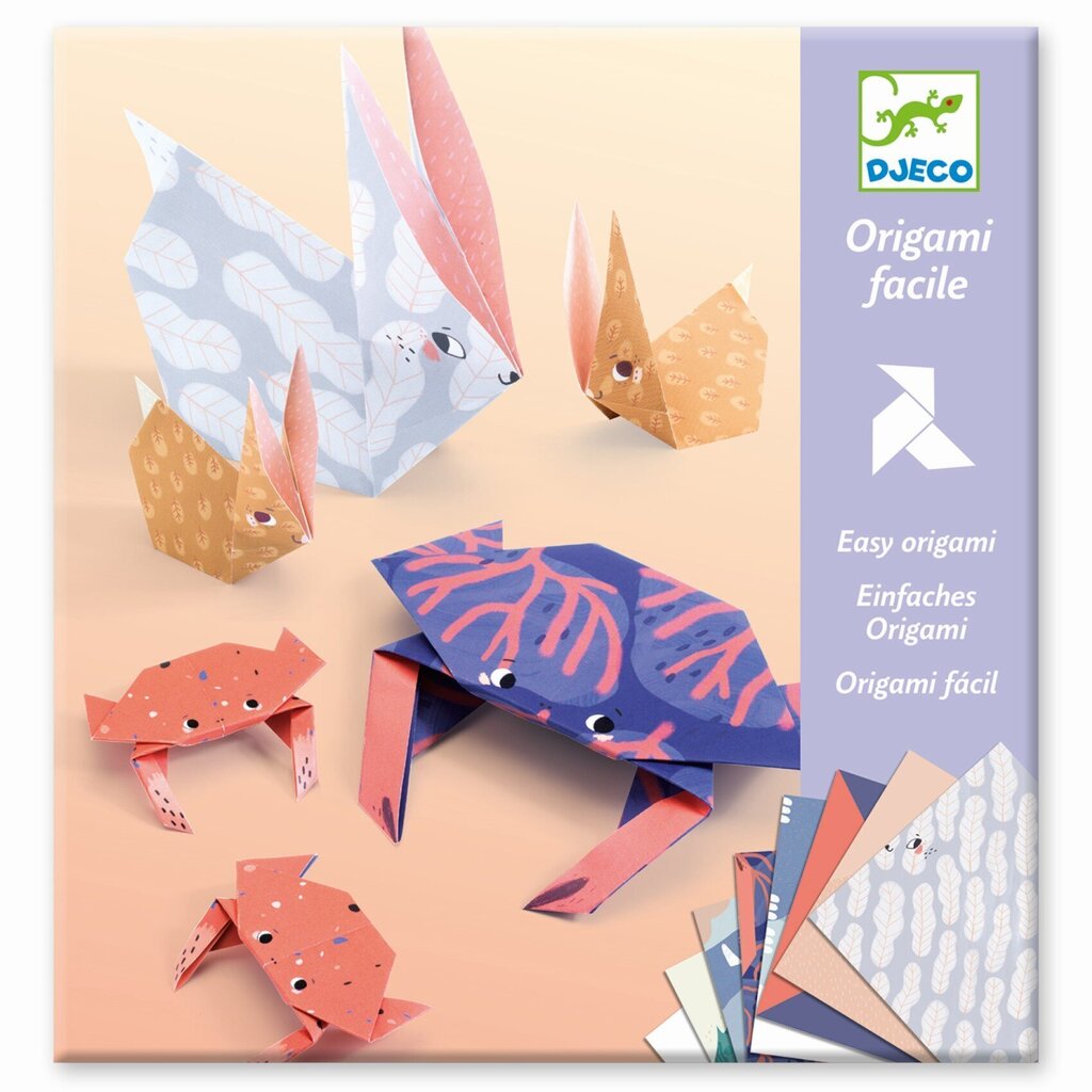 Origami paberid - Loomade perekond, Djeco DJ08759 цена и информация | Arendavad mänguasjad | kaup24.ee