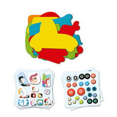 Набор для создания аппликаций - Машины Djeco DJ09051 цена и информация | Развивающие игрушки | kaup24.ee