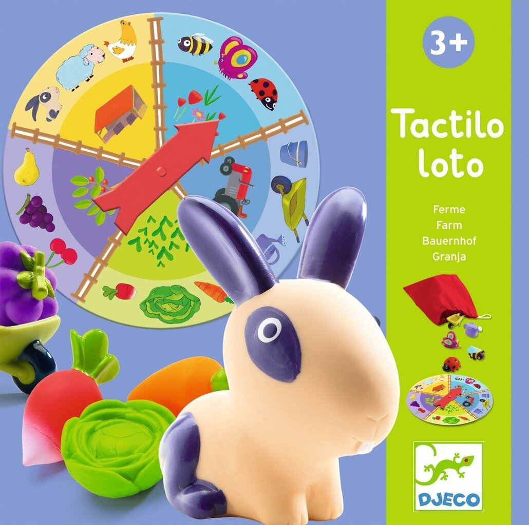 Mäng Tactilo Loto Talu Djeco, DJ08135 цена и информация | Lauamängud ja mõistatused | kaup24.ee