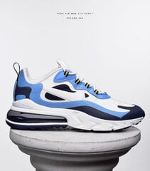 Мужские кроссовки для отдыха Nike Air Max 270 React, белые/синие цена и информация | Кроссовки для мужчин | kaup24.ee