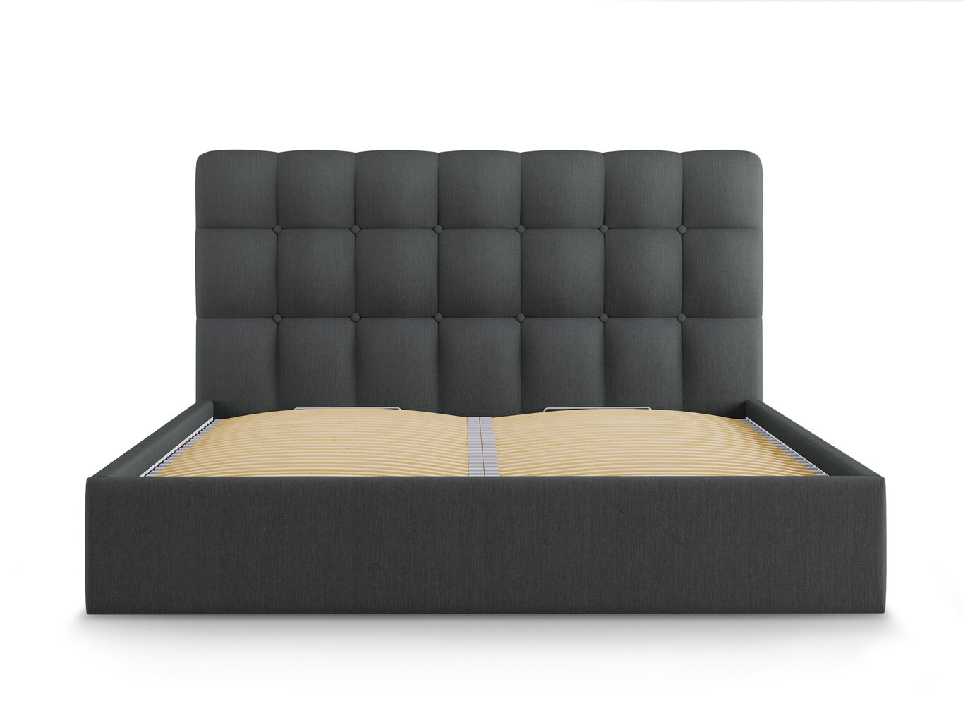 Voodi Mazzini Beds Nerin 5, 180x200cm, tumehall цена и информация | Voodid | kaup24.ee