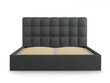 Voodi Mazzini Beds Nerin 5, 180x200cm, tumehall hind ja info | Voodid | kaup24.ee