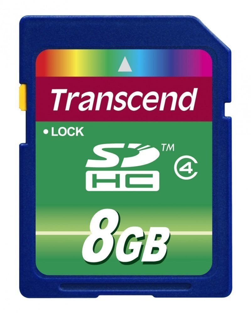 Mälukaart Transcend 8GB SDHC, 4 klass hind ja info | Fotoaparaatide mälukaardid | kaup24.ee