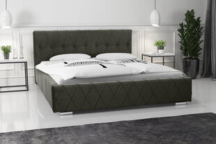 Кровать Carlo 140х200 см, серая цена и информация | Кровати | kaup24.ee