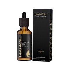 Keha- ja juuste jojobaiõli Nanoil, 50ml цена и информация | Сыворотки для лица, масла | kaup24.ee