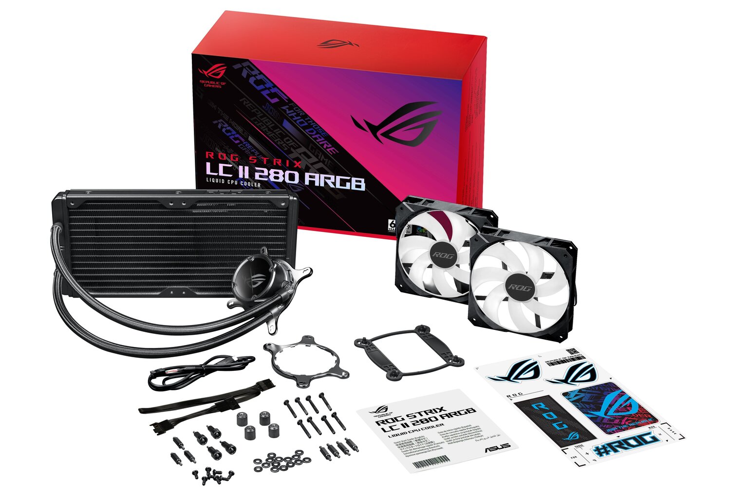 ASUS ROG STRIX LC II 280 ARGB AIO cooler hind ja info | Arvuti ventilaatorid | kaup24.ee