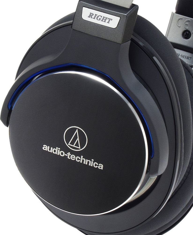 Kõrvaklapid mikrofoniga Audio Technica ATH-MSR7BK SonicPro™, must hind ja info | Kõrvaklapid | kaup24.ee