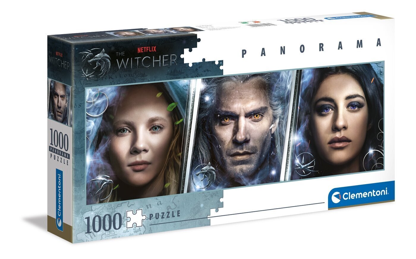 Pusle Clementoni Panorama The Witcher, 39593, 1000-osaline hind ja info | Pusled | kaup24.ee