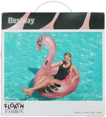 Надувной круг Bestway Pink Flamingo, 165x117 cm цена и информация | Надувные и пляжные товары | kaup24.ee