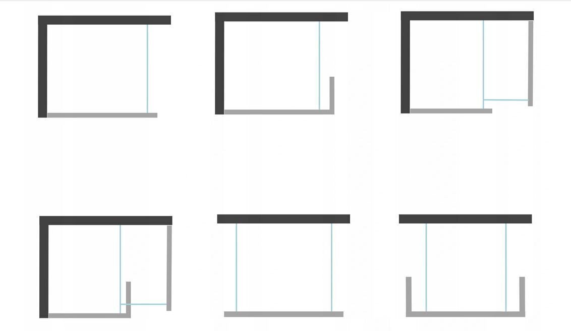 Dušisein Mexen Kyoto, kuld, mattklaas 70,80,90,100,110,120x200 cm hind ja info | Dušikabiinide uksed ja seinad | kaup24.ee