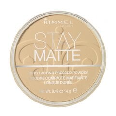 Kompaktpuuder Stay Matte Rimmel 14 g, 006 Warm Beige hind ja info | Rimmel Kosmeetika, parfüümid | kaup24.ee