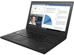 Ноутбук LENOVO ThinkPad T560 i5-6300U 15.6 FHD 8GB 256GB Win10 PRO цена и информация | Ноутбуки | kaup24.ee