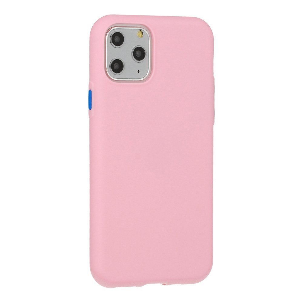 Mocco Soft Cream Silicone Back Case for Samsung Galaxy A42 5G Light Pink цена и информация | Telefoni kaaned, ümbrised | kaup24.ee