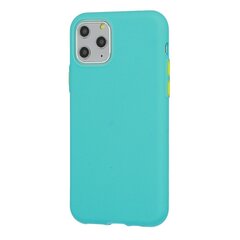 Mocco Soft Cream Silicone Back Case for Apple iPhone 12/12 Pro Green hind ja info | Telefoni kaaned, ümbrised | kaup24.ee