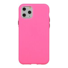 Mocco Soft Cream Silicone Back Case for Apple iPhone 12/12 Pro Pink hind ja info | Telefoni kaaned, ümbrised | kaup24.ee