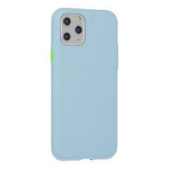 Mocco Soft Cream Silicone Back Case for Apple iPhone 12 Pro Max Blue hind ja info | Telefoni kaaned, ümbrised | kaup24.ee