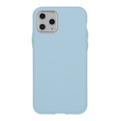 Mocco Soft Cream Silicone Back Case for Apple iPhone 12 Pro Max Blue hind ja info | Telefoni kaaned, ümbrised | kaup24.ee