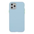 Mocco Soft Cream Silicone Back Case for Apple iPhone 12 Pro Max Blue