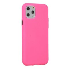 Mocco Soft Cream Silicone Back чехол Силиконовый чехол для Apple iPhone 12 Mini Розовый цена и информация | Чехлы для телефонов | kaup24.ee