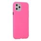 Mocco Soft Cream Silicone Back Case for Apple iPhone 12 Mini Pink hind ja info | Telefoni kaaned, ümbrised | kaup24.ee