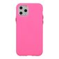 Mocco Soft Cream Silicone Back Case for Apple iPhone 12 Mini Pink hind ja info | Telefoni kaaned, ümbrised | kaup24.ee