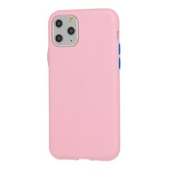 Mocco Soft Cream Silicone Back чехол Силиконовый чехол для Apple iPhone 12 Mini  Cветло-pозовый цена и информация | Чехлы для телефонов | kaup24.ee