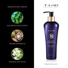 Шампунь для светлых волос T-LAB Professional Blond Ambition Purple Shampoo, 300 мл цена и информация | Шампуни | kaup24.ee