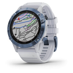 Garmin fēnix® 6 Pro Solar Mineral Blue/Whitestone hind ja info | Nutikellad (smartwatch) | kaup24.ee