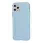 Mocco Soft Cream Silicone Back Case for Apple iPhone 12/12 Pro Blue hind ja info | Telefoni kaaned, ümbrised | kaup24.ee