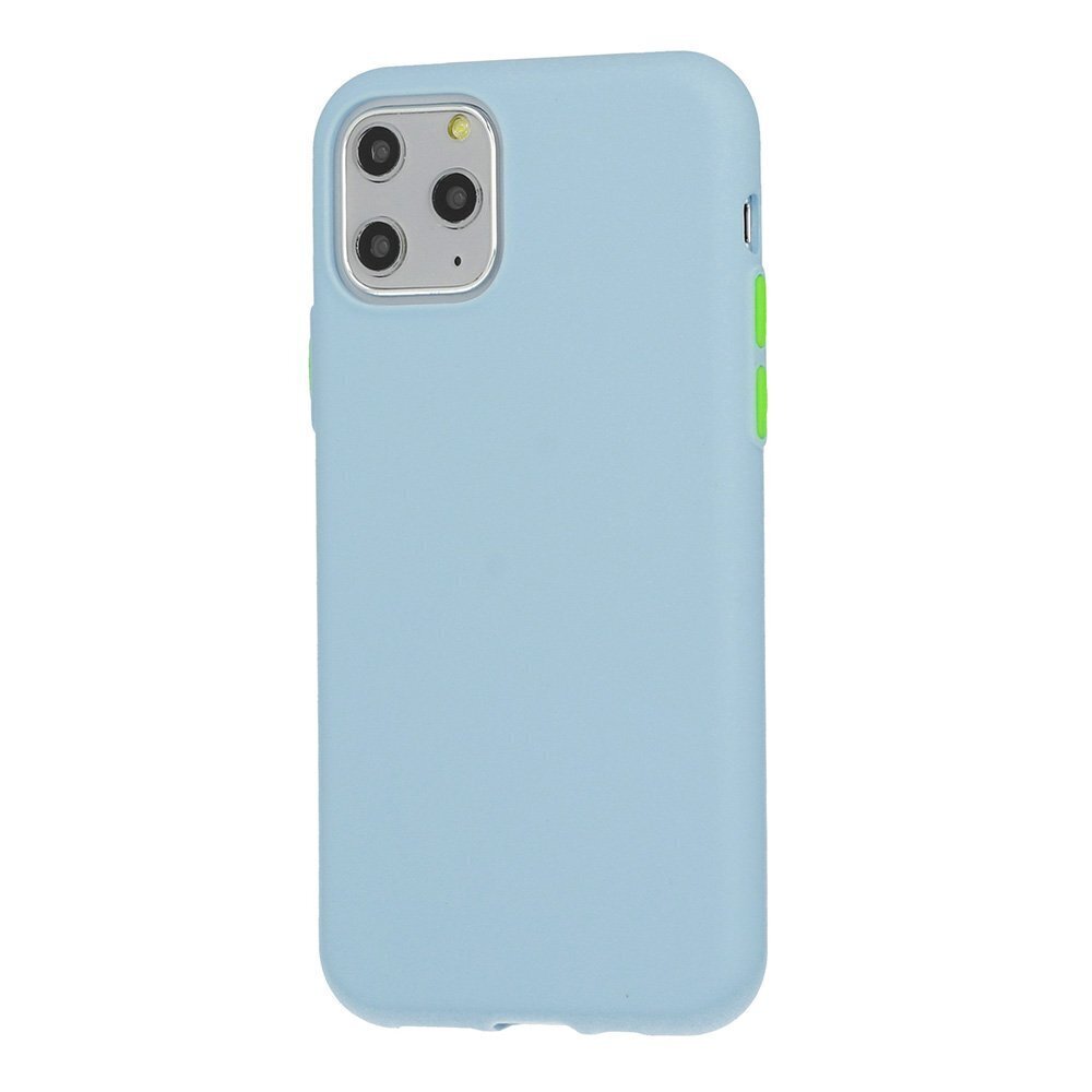 Mocco Soft Cream Silicone Back Case for Apple iPhone 12 Mini Blue цена и информация | Telefoni kaaned, ümbrised | kaup24.ee
