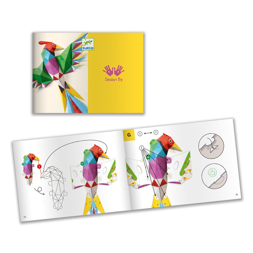 Paberkunst, 3D-plakat Amazon, Djeco hind ja info | Arendavad mänguasjad | kaup24.ee