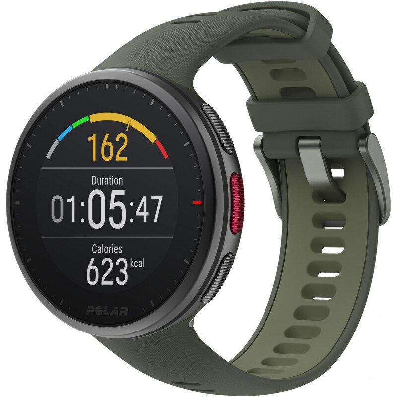 Polar Vantage V2 Black/Green + Polar H10 Heart Monitor Strap hind ja info | Nutikellad (smartwatch) | kaup24.ee