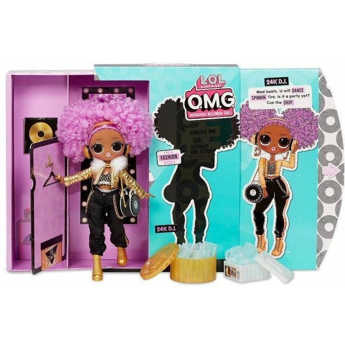 OMG Fashion Doll 24K DJ LOL Surprise! hind ja info | Tüdrukute mänguasjad | kaup24.ee