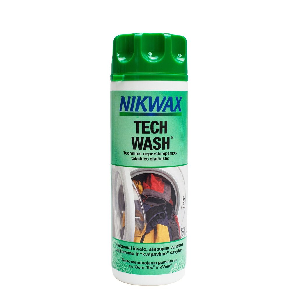 Pesuvahend Nikwax TECH WASH, 300 ml цена и информация | Kaitse- ja pesuvahendid matkavarustusele | kaup24.ee