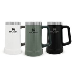 Пивная кружка Adventure The Big Grip Beer Stein 0,7л, матовый черный цена и информация | Термосы, термокружки | kaup24.ee