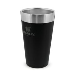 Пинта Adventure The Stacking Beer Pint 0,47L матовый черный / stanleyalus цена и информация | Термосы, термокружки | kaup24.ee