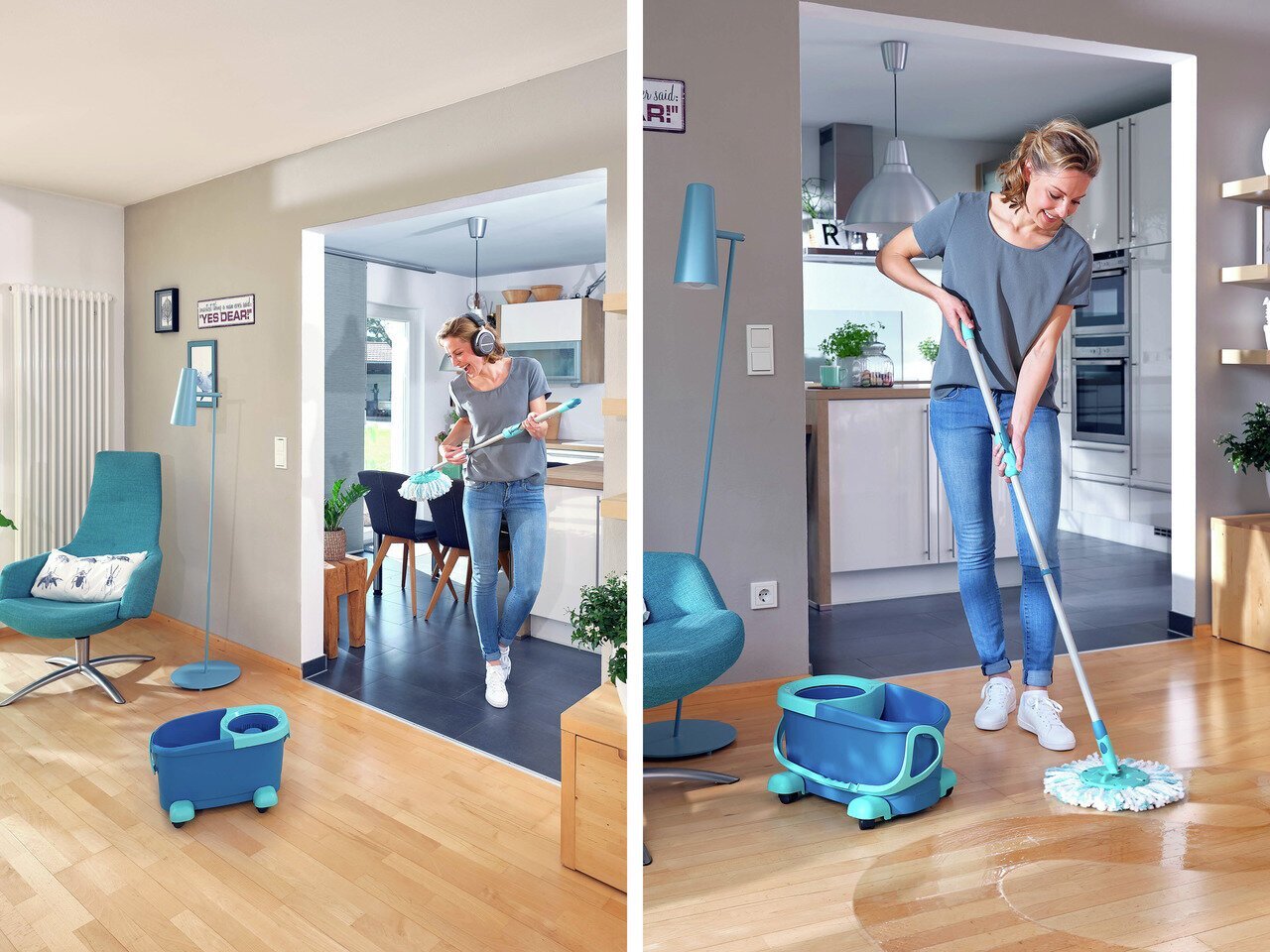 Põrandapuhastuskomplekt Leifheit Clean Twist Disc Mop цена и информация | Puhastustarvikud | kaup24.ee