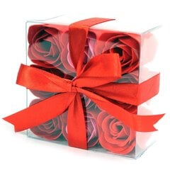 Мыльные розы в коробке, красные, 9 шт. цена и информация | Мыло | kaup24.ee