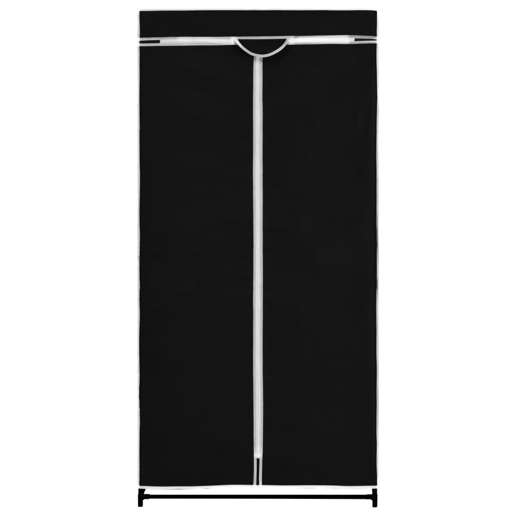 vidaXL riidekapid 2 tk must 75 x 50 x 160 cm цена и информация | Kapid | kaup24.ee