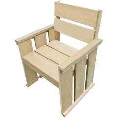 Садовый стул, пропитанная древесина сосны цена и информация | Садовые стулья, кресла, пуфы | kaup24.ee