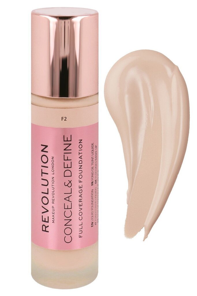 Jumestuskreem Makeup Revolution Conceal & Define 23 ml, F7 hind ja info | Jumestuskreemid, puudrid | kaup24.ee