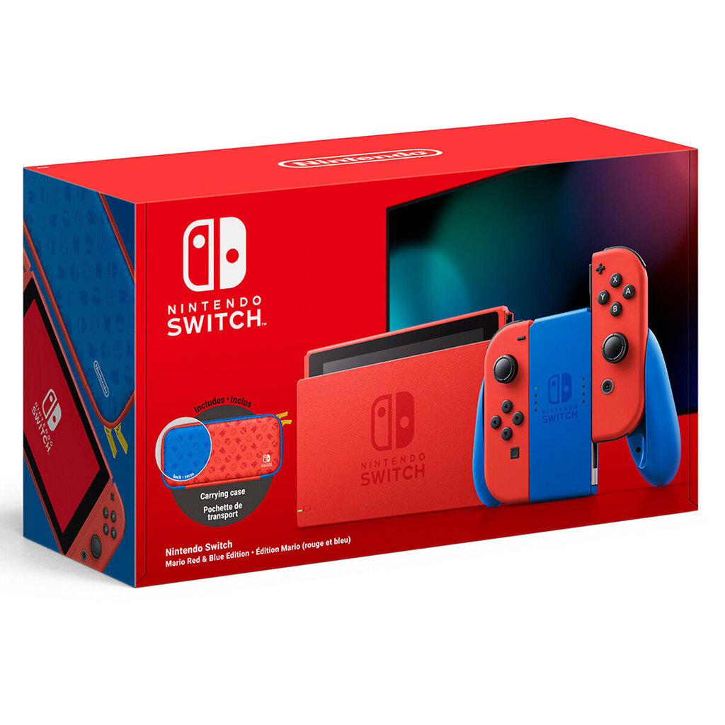 Mängukonsool Nintendo Switch Mario Red & Blue Edition hind ja info | Mängukonsoolid | kaup24.ee