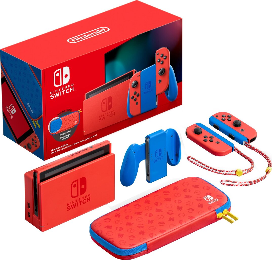 Mängukonsool Nintendo Switch Mario Red & Blue Edition hind ja info | Mängukonsoolid | kaup24.ee