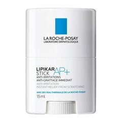 Rahustav pulkpalsam La Roche Posay Lipikar stick AP+ kogu perele, 15 ml hind ja info | Näokreemid | kaup24.ee