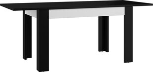 Раздвижной стол Meblocross Hybrid Hyb-22, черный цена и информация | Кухонные и обеденные столы | kaup24.ee