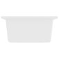 vidaXL köögivalamu ülevooluavaga, valge, graniit hind ja info | Köögivalamud | kaup24.ee