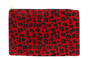 Косметичка Safari Leopard Red/Black BYS цена и информация | Косметички, косметические зеркала | kaup24.ee