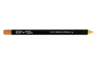 Meigipliiats 3 in 1 Miracle Pencil Deep BYS, 1 g hind ja info | Ripsmetušid, lauvärvid, silmapliiatsid, seerumid | kaup24.ee