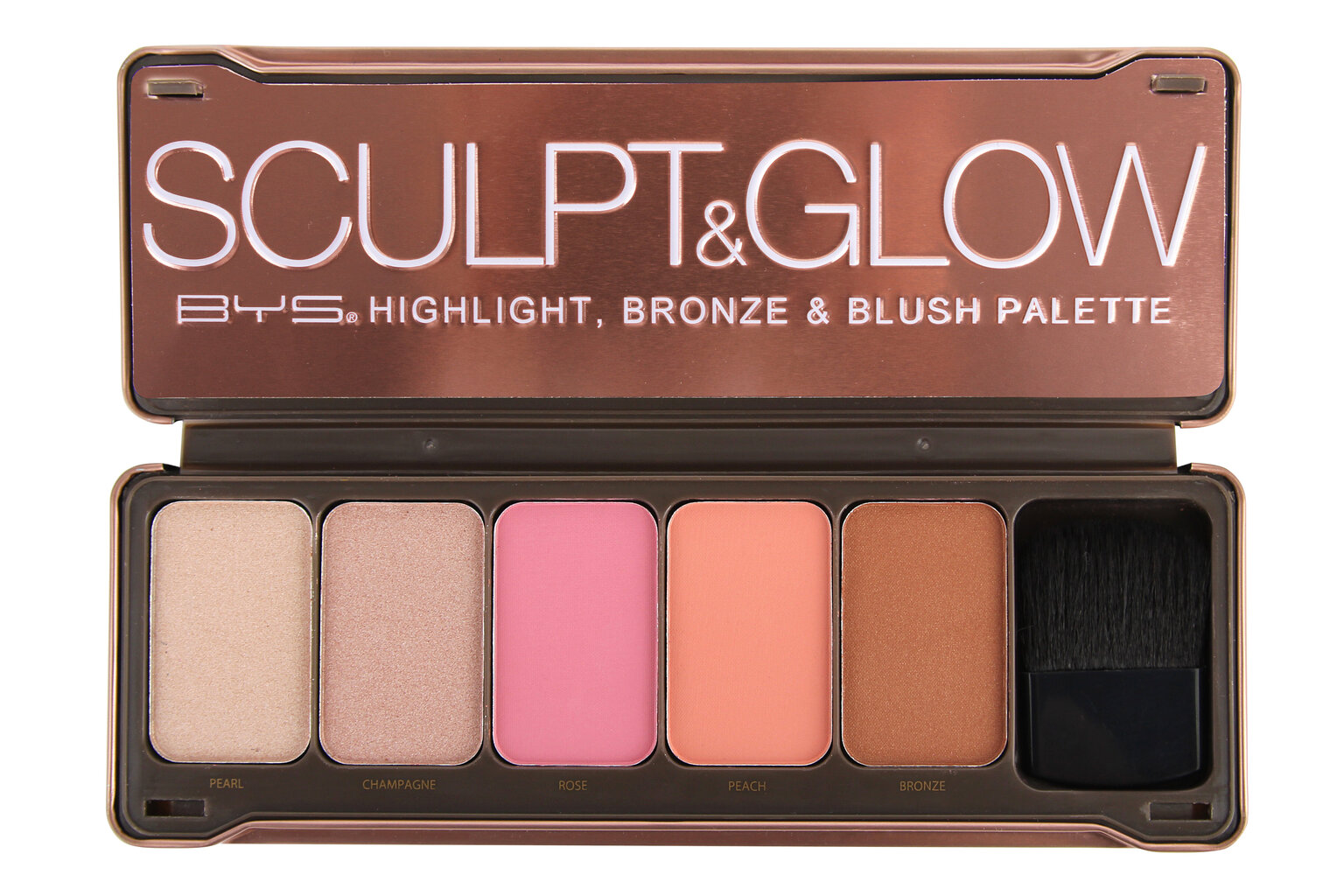 Meigipalett Sculpt & Glow BYS, 18 g hind ja info | Päikesepuudrid, põsepunad | kaup24.ee